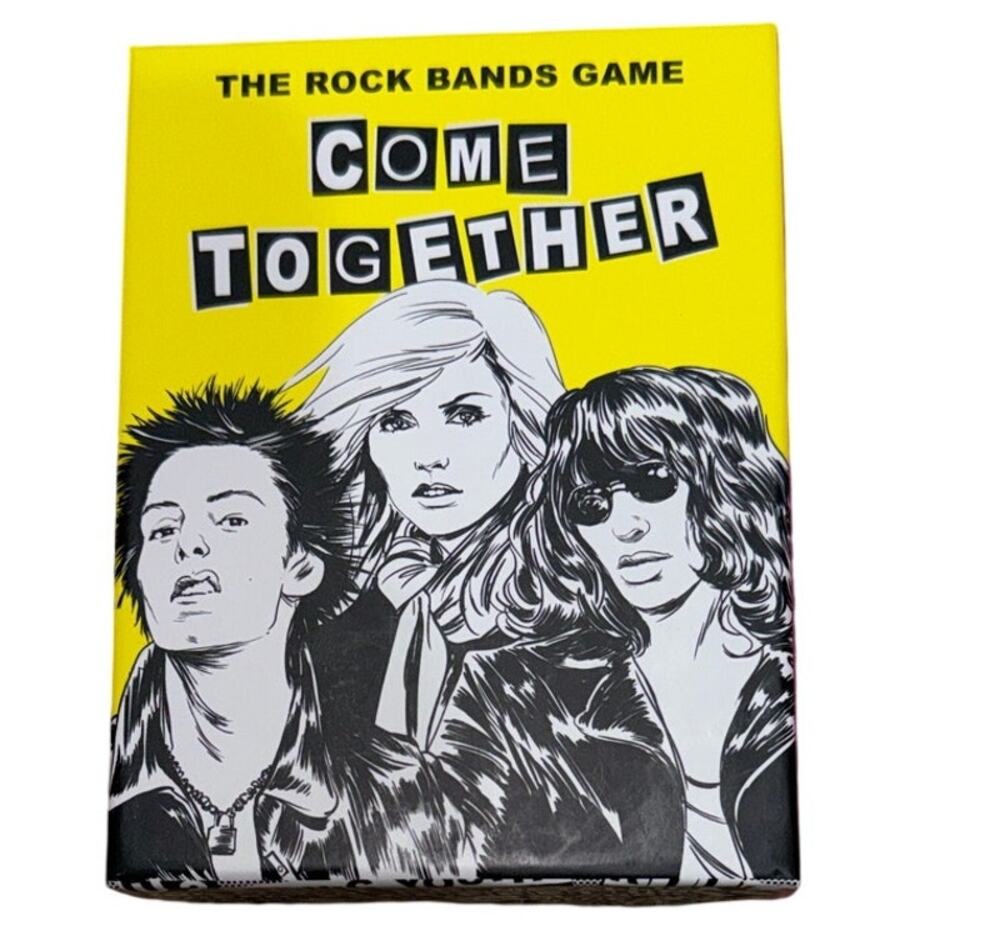 Come together card game Lengendary Rock Bands Challenging Group Game